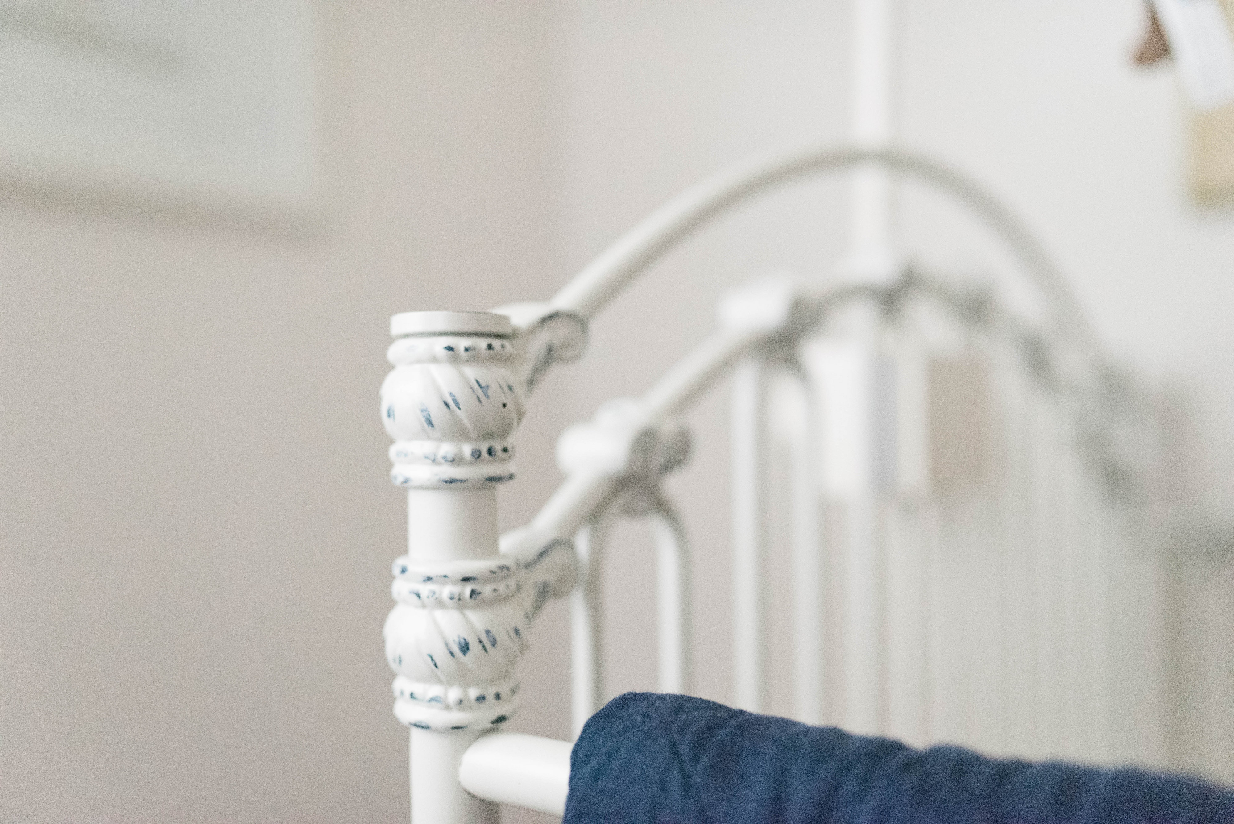 Navy & Gray Vintage Inspired Baby Boy Nursery captured by Jessica Husted Photography