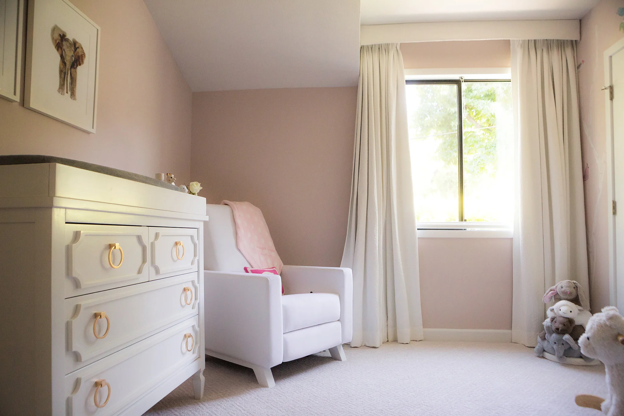 Jenni Pulos Pink and White Nursery 