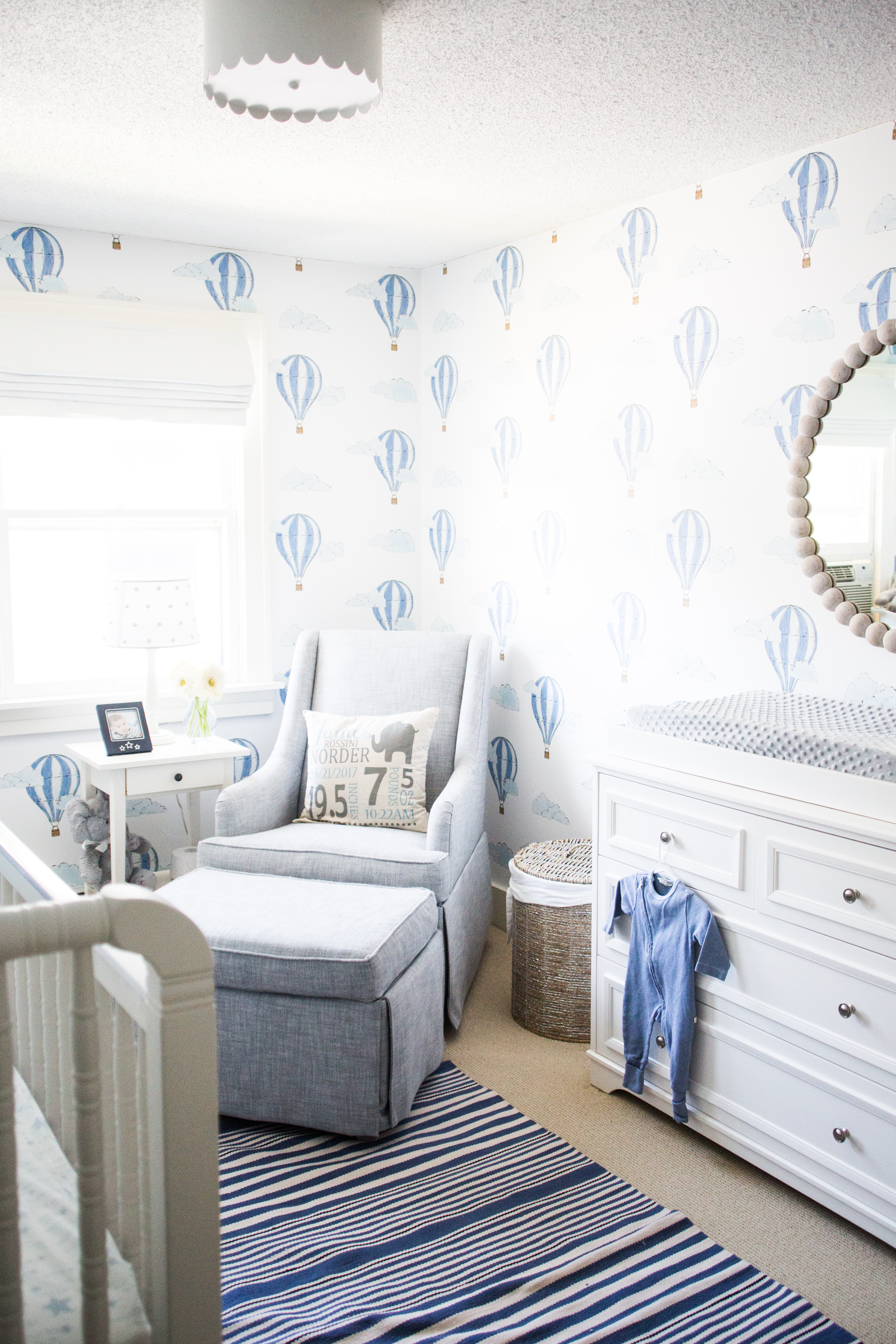 Up Up and Away: A Baby Boy’s Nursery | Bria Hammel Interiors