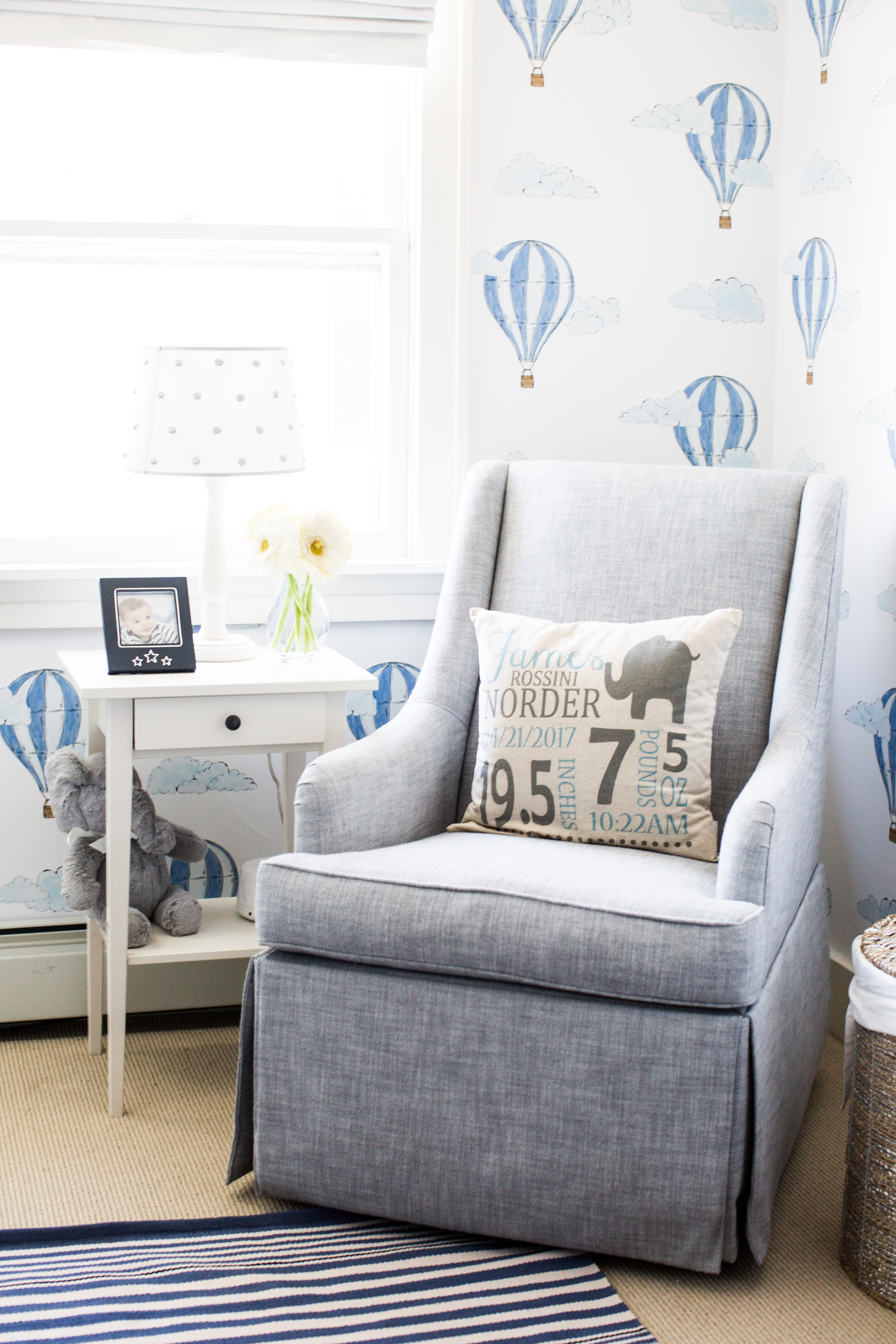 Up Up and Away: A Baby Boy’s Nursery | Bria Hammel Interiors