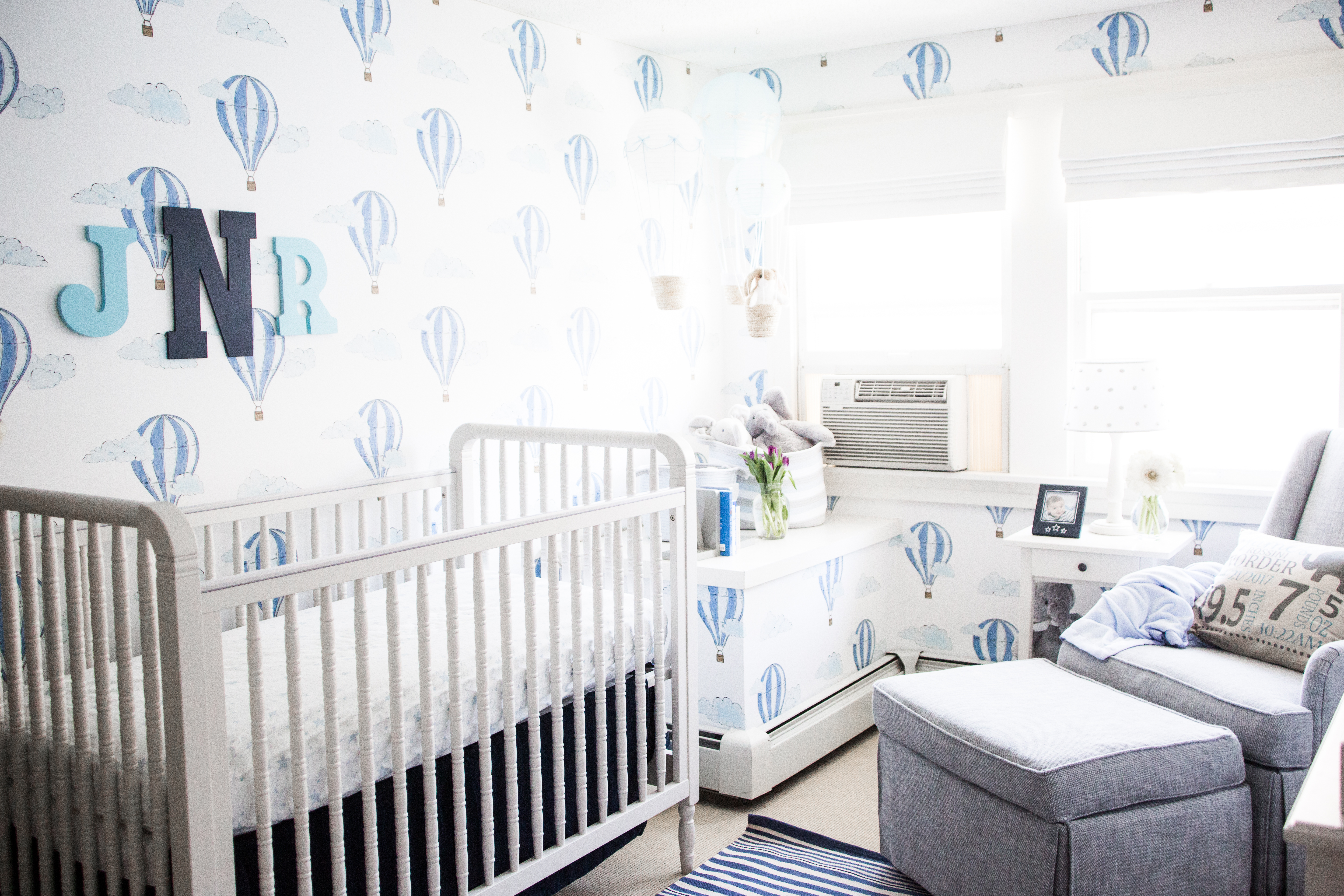 Up Up and Away: A Baby Boy’s Nursery | Bria Hammel Interiors