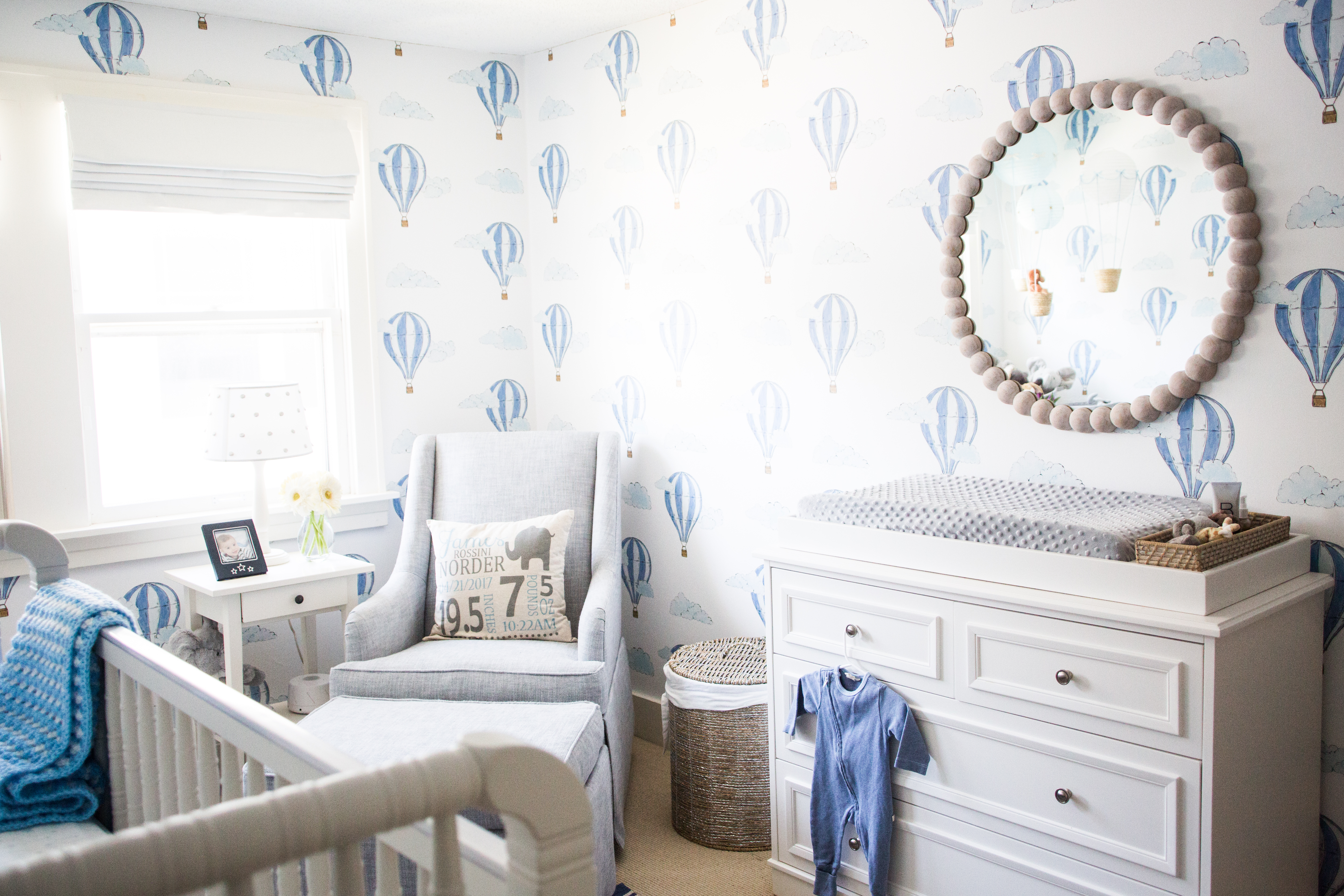 Up Up and Away: A Baby Boy’s Nursery | Bria Hammel Interiors