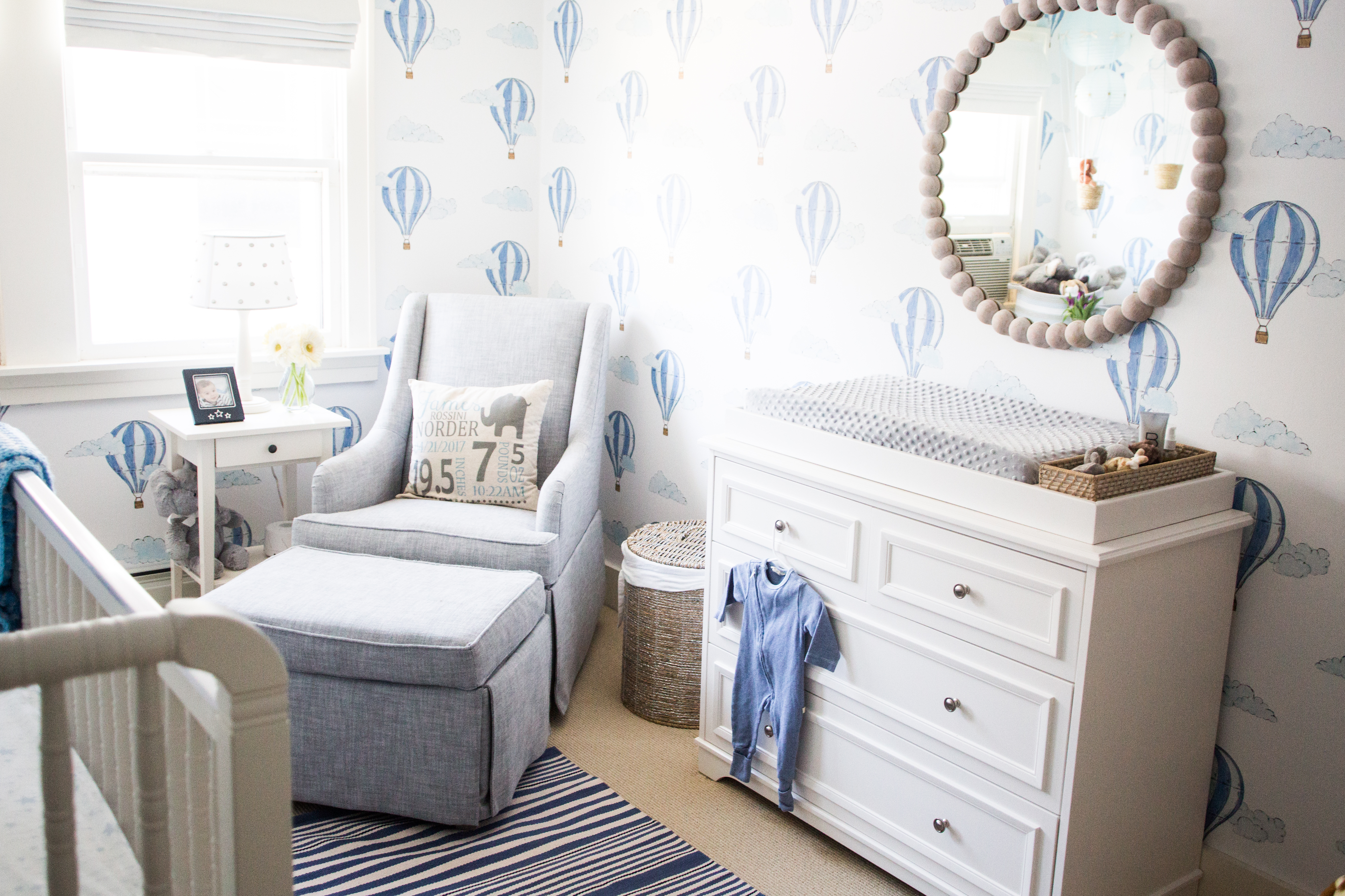 Up Up and Away: A Baby Boy’s Nursery | Bria Hammel Interiors