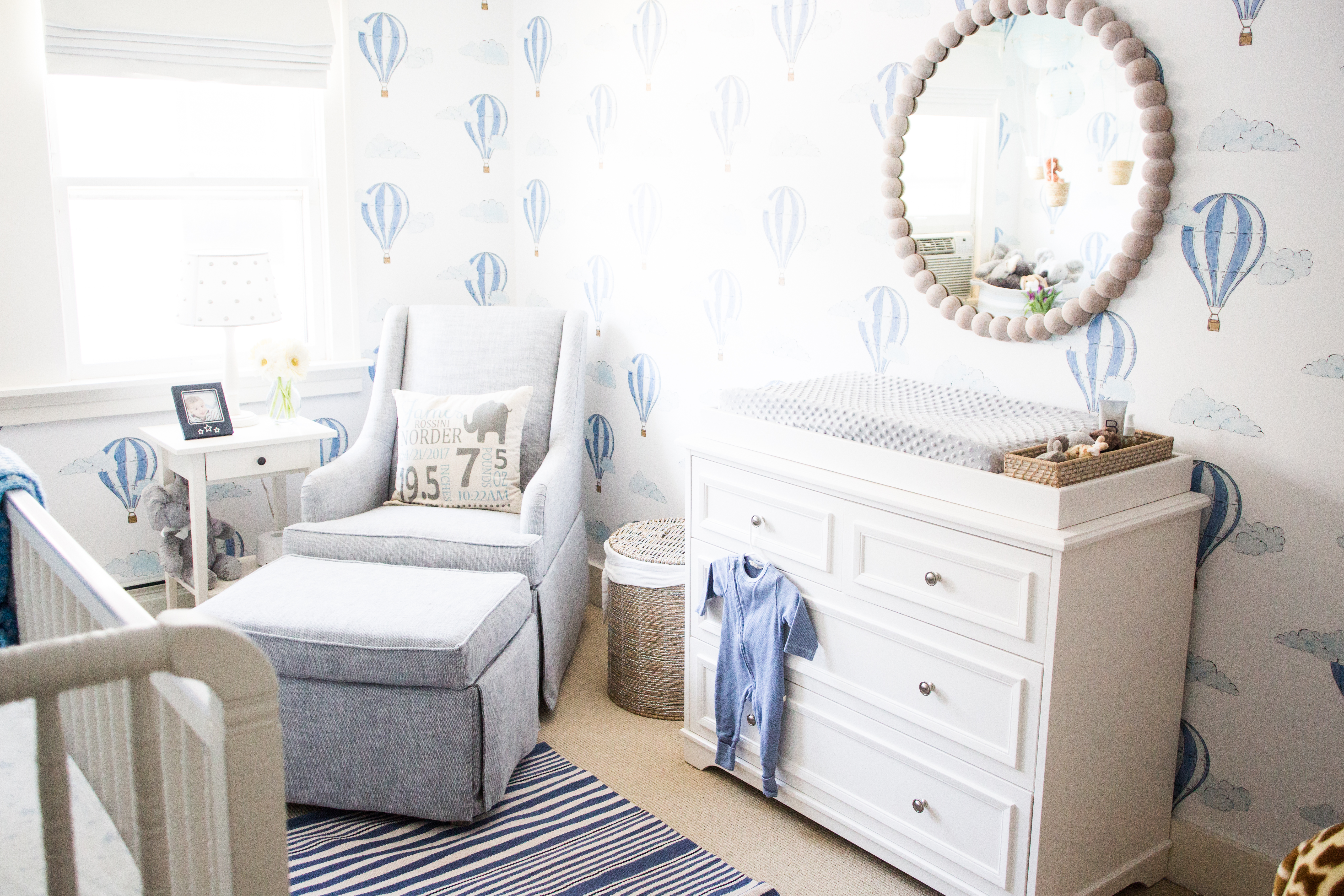 Up Up and Away: A Baby Boy’s Nursery | Bria Hammel Interiors