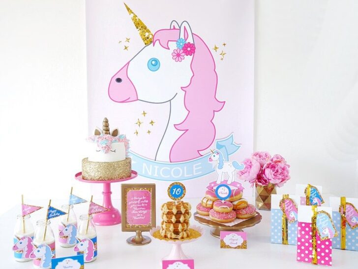 Unicorn Birthday Slumber Party