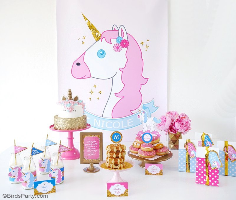 Unicorn Birthday Slumber Party