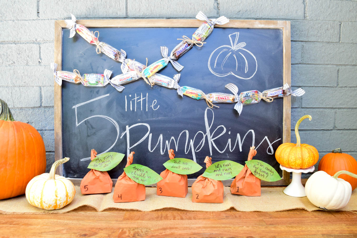 Halloween Countdown Five Little Pumpkins Activity