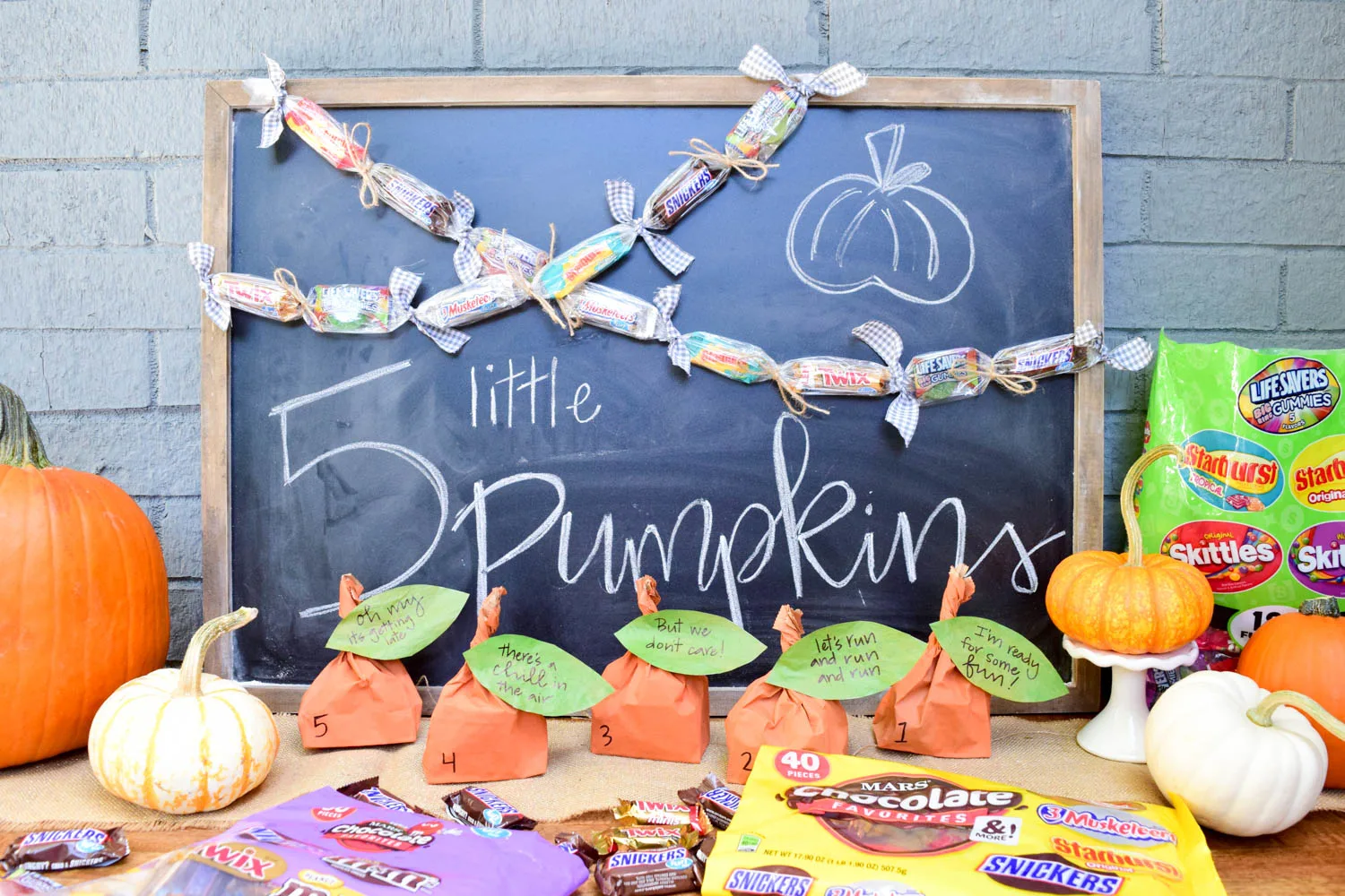 Halloween Countdown Five Little Pumpkins Activity