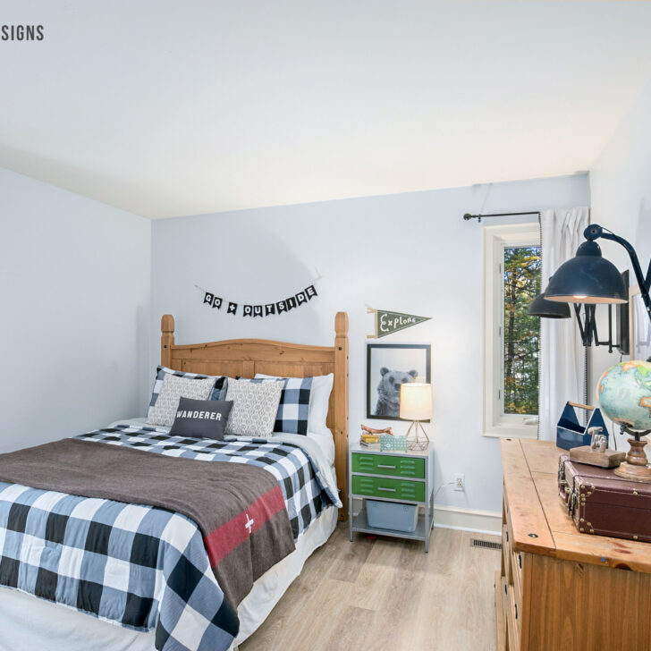 Boy's Adventure Bedroom Makeover by Postbox Designs Interior E-Design