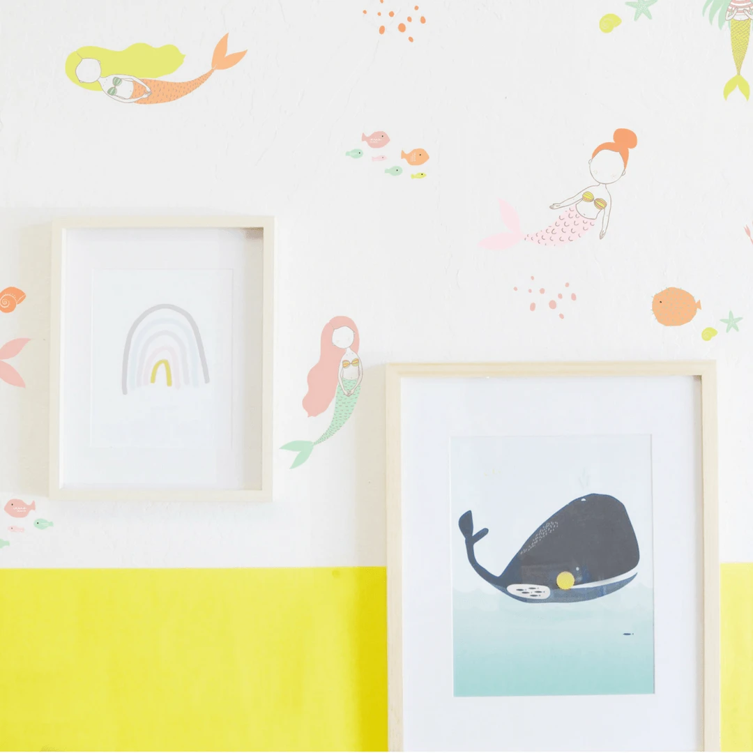 Sweet Mermaids Wall Decals