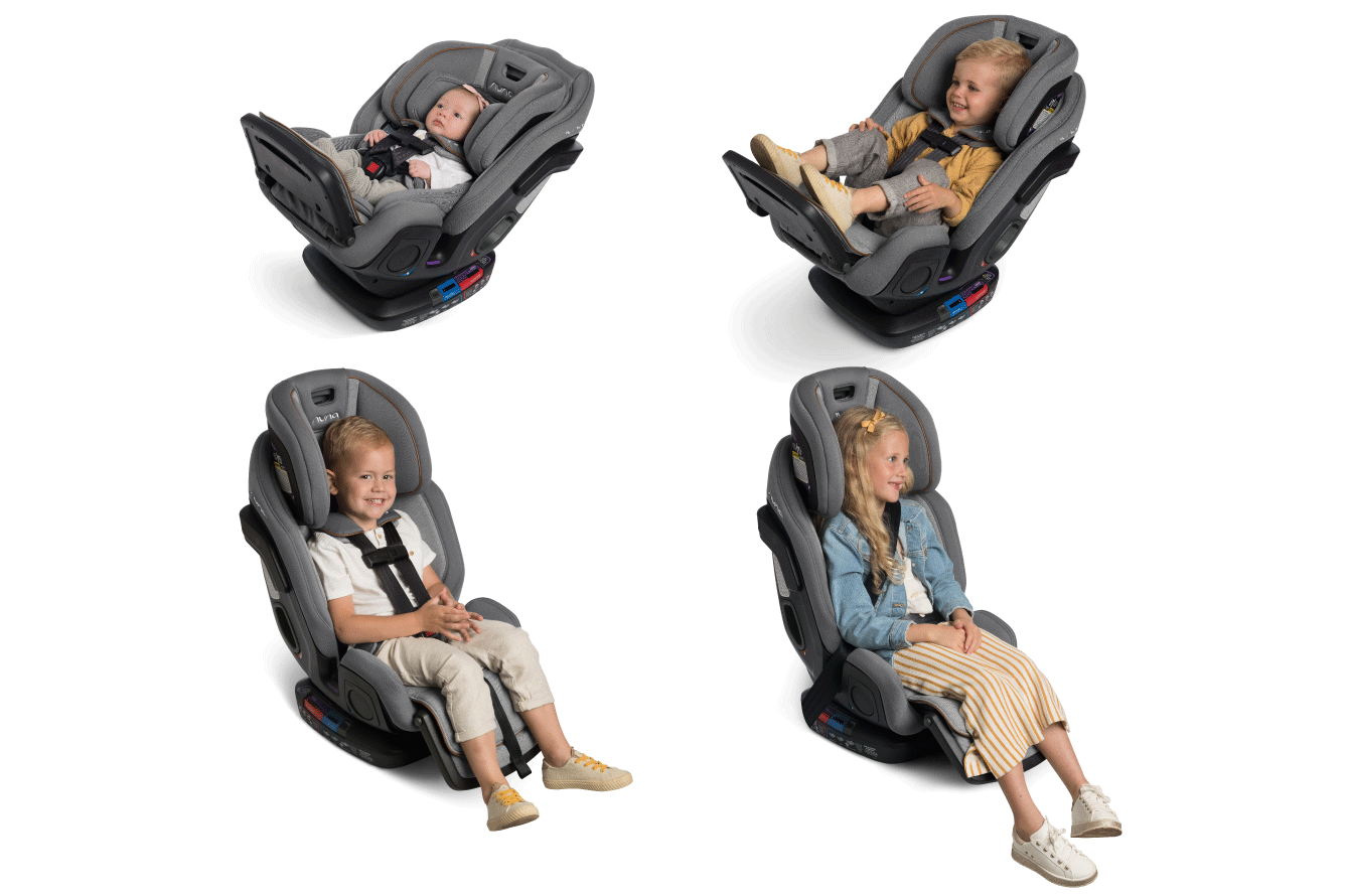 Nuna Exec Convertible Carseat Transitions to a Seatbelt Positioning Booster