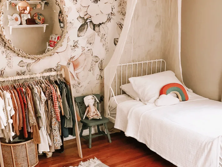 Vintage Floral Girls Room