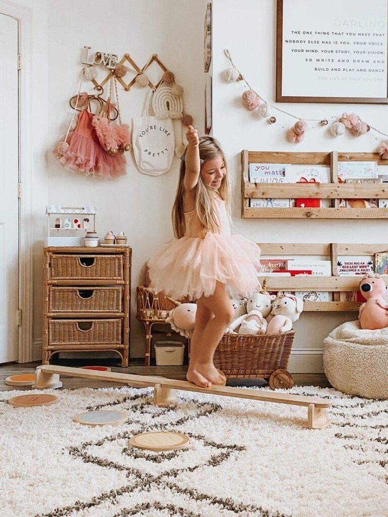 Wooden Indoor Gymnastics Balance Beam