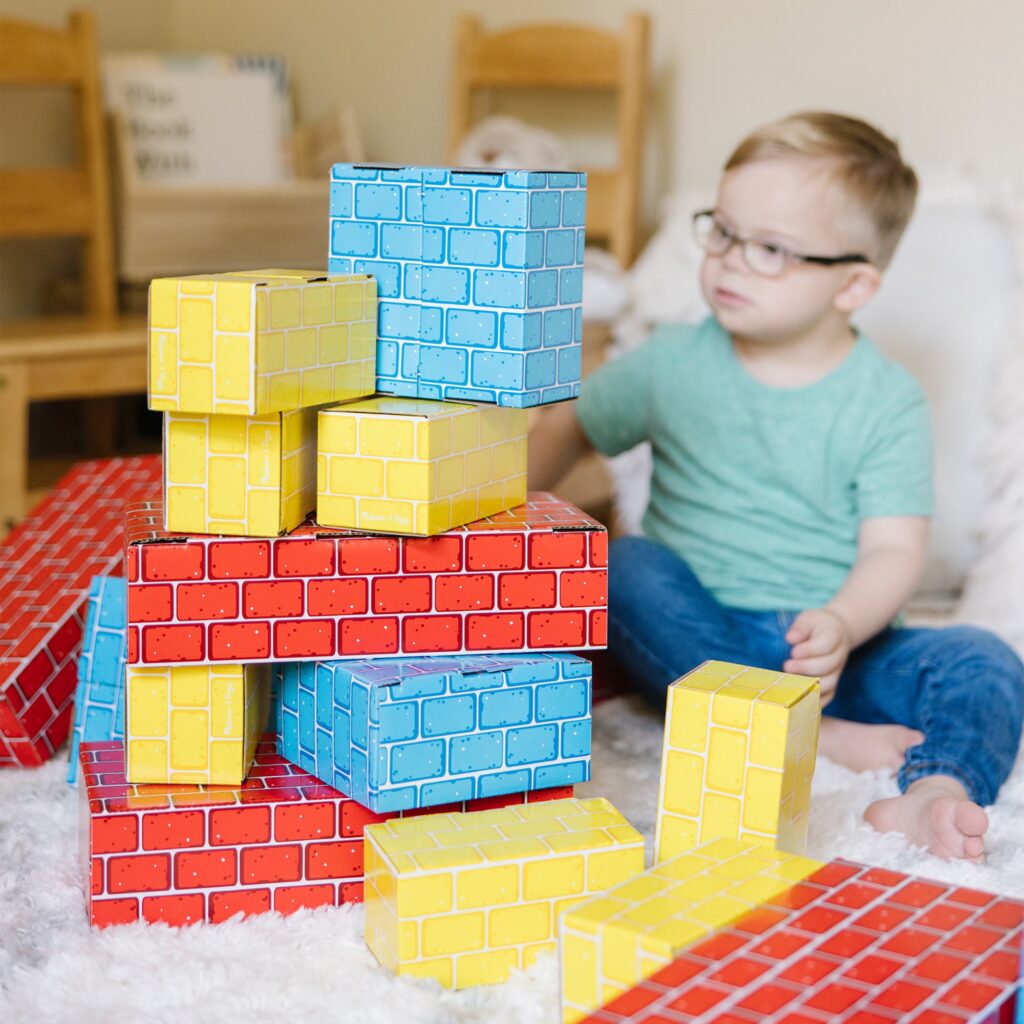 Cardboard Bricks Gift Ideas for Kids