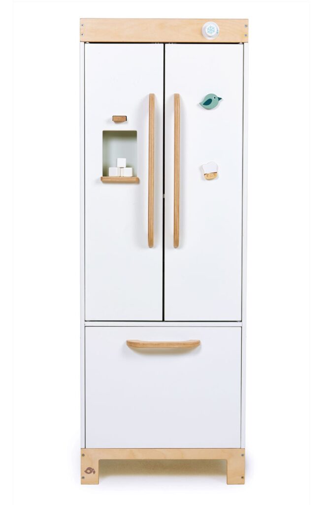 Modern White Toy Fridge