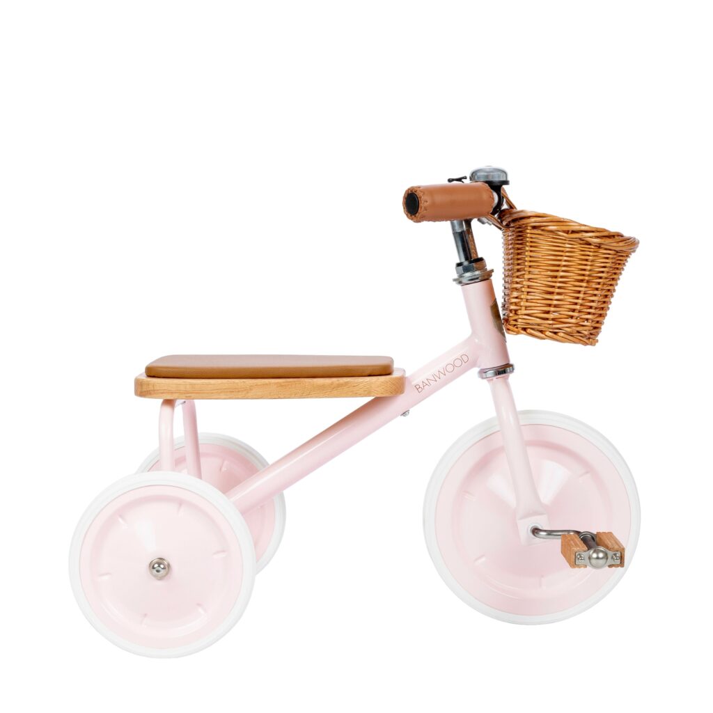 Pink Tricycle with Basket