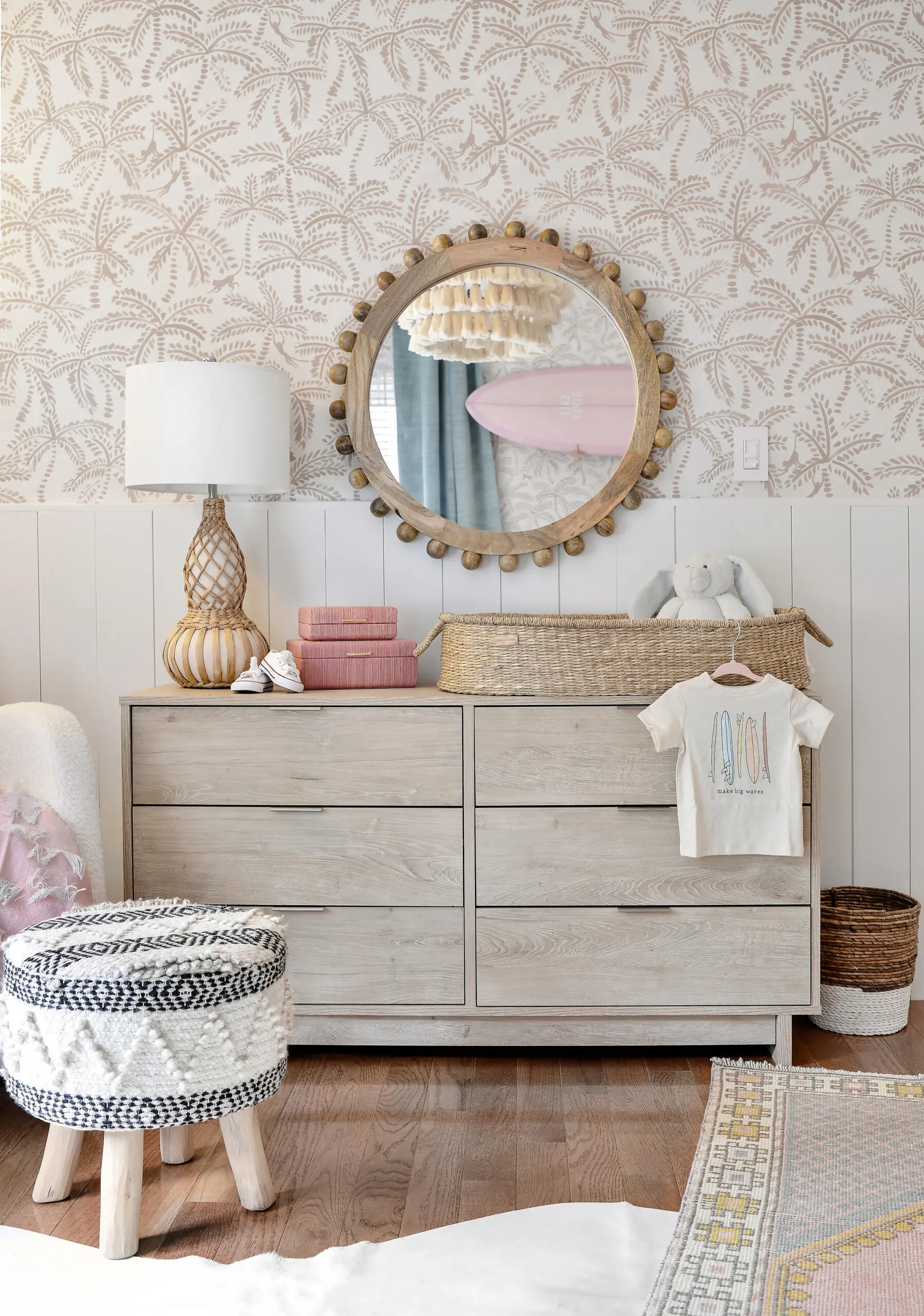 Dresser in Surfer Girl Nursery