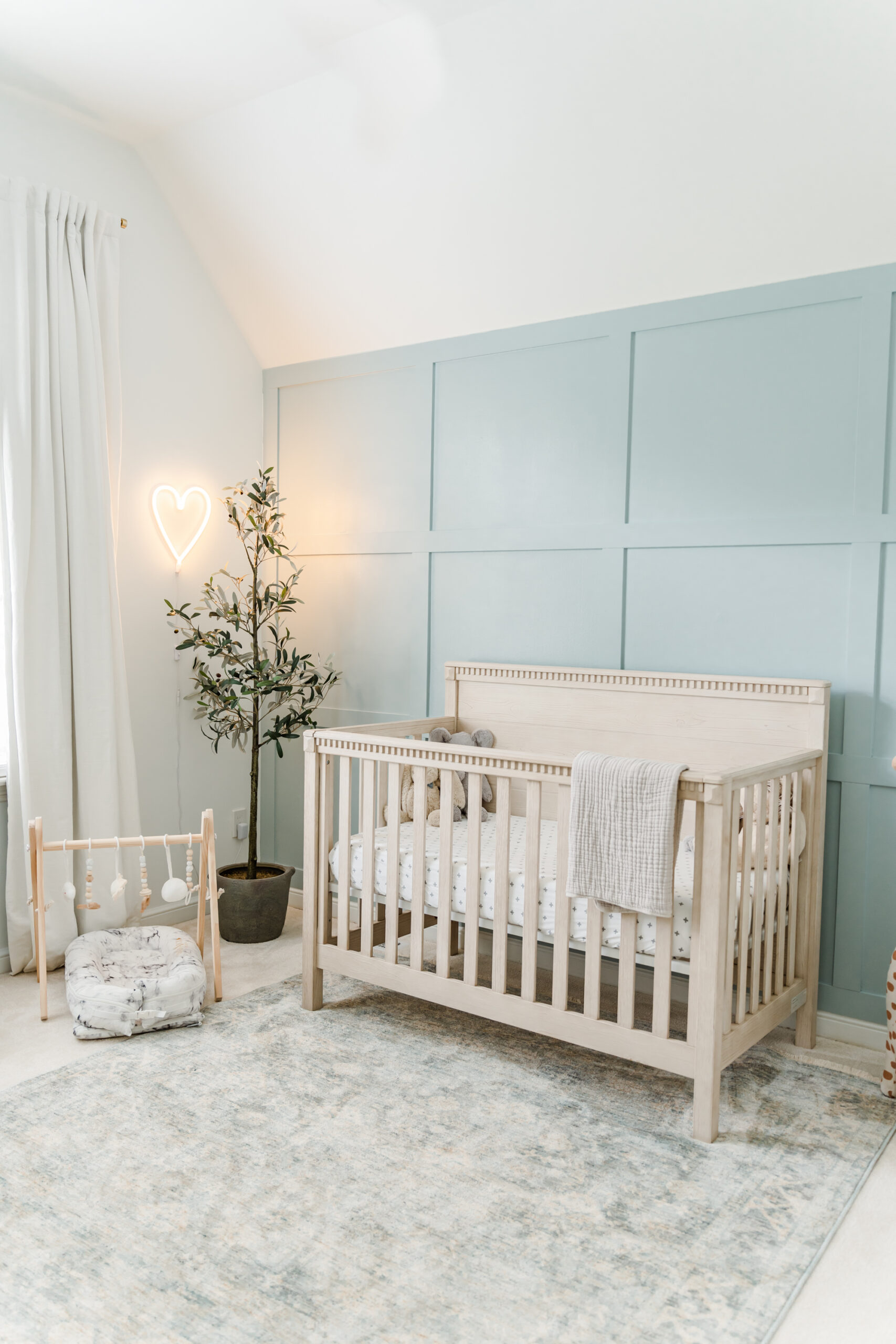 Blue Board and Batten Boys Nursery