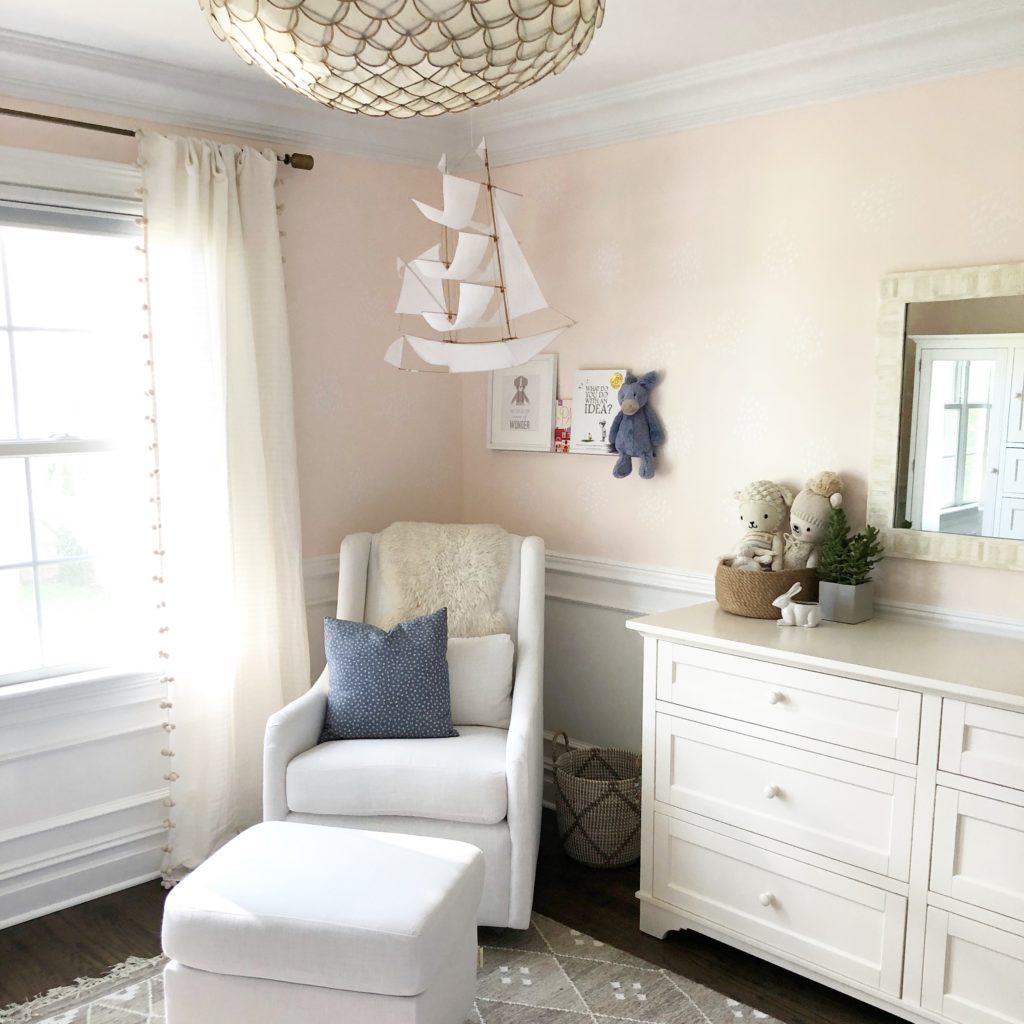 Modern Whimsical Nursery for Baby Girl