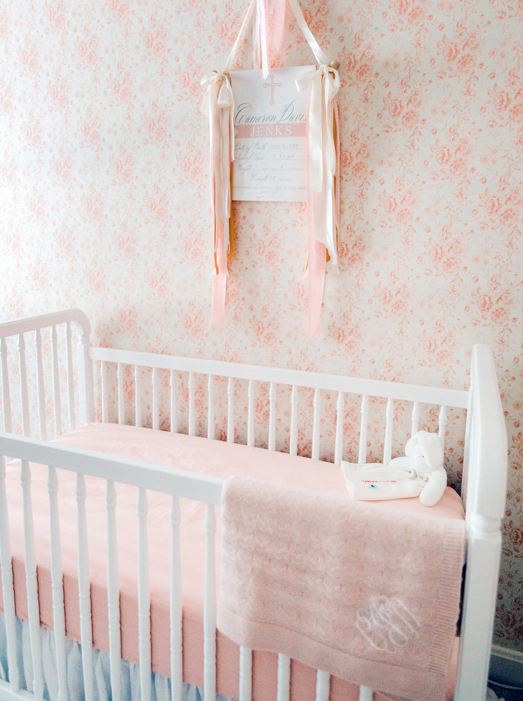 A Sweet Blush Nursery for Baby Cameron by New Arrivals Inc.