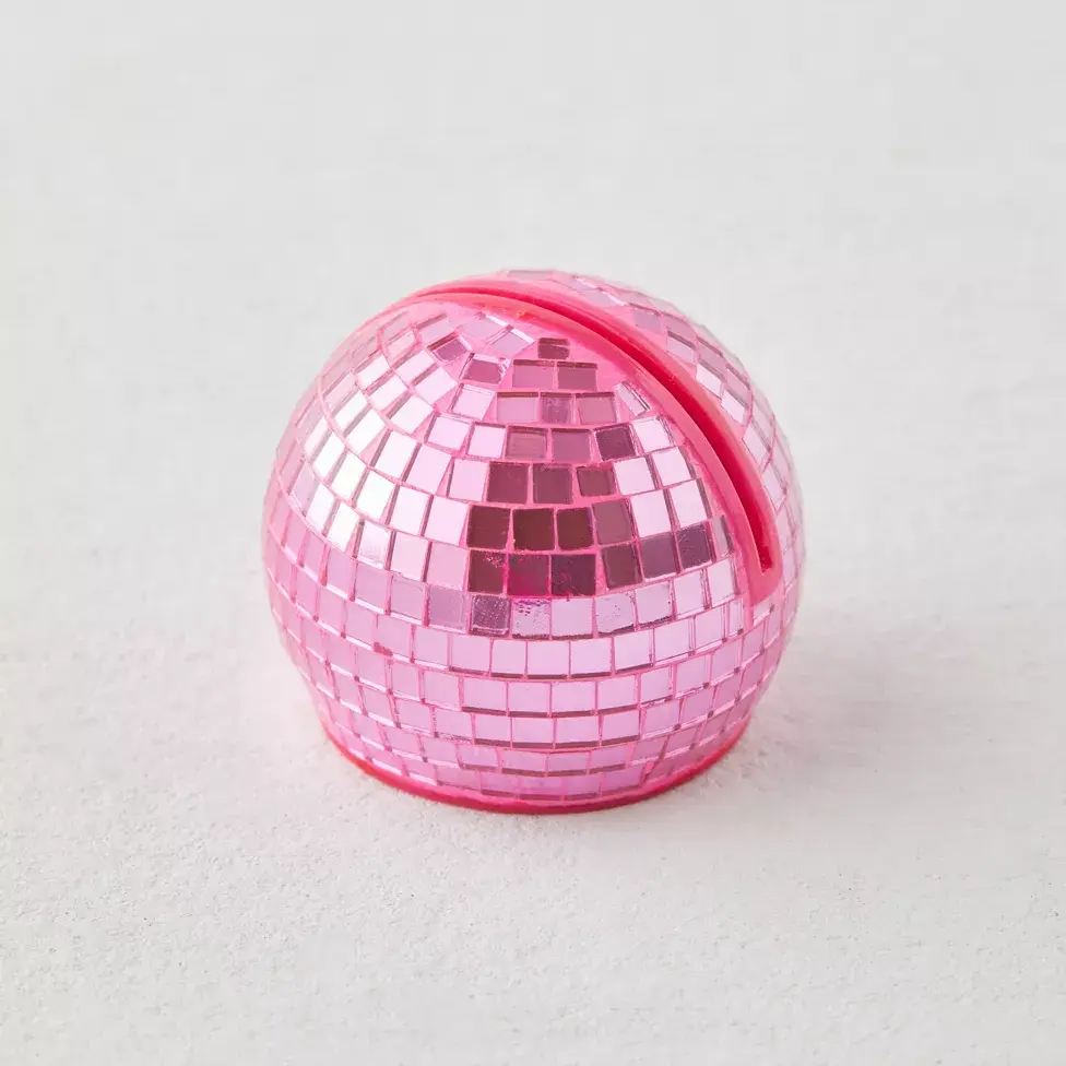 Pink Disco Ball Picture Holder